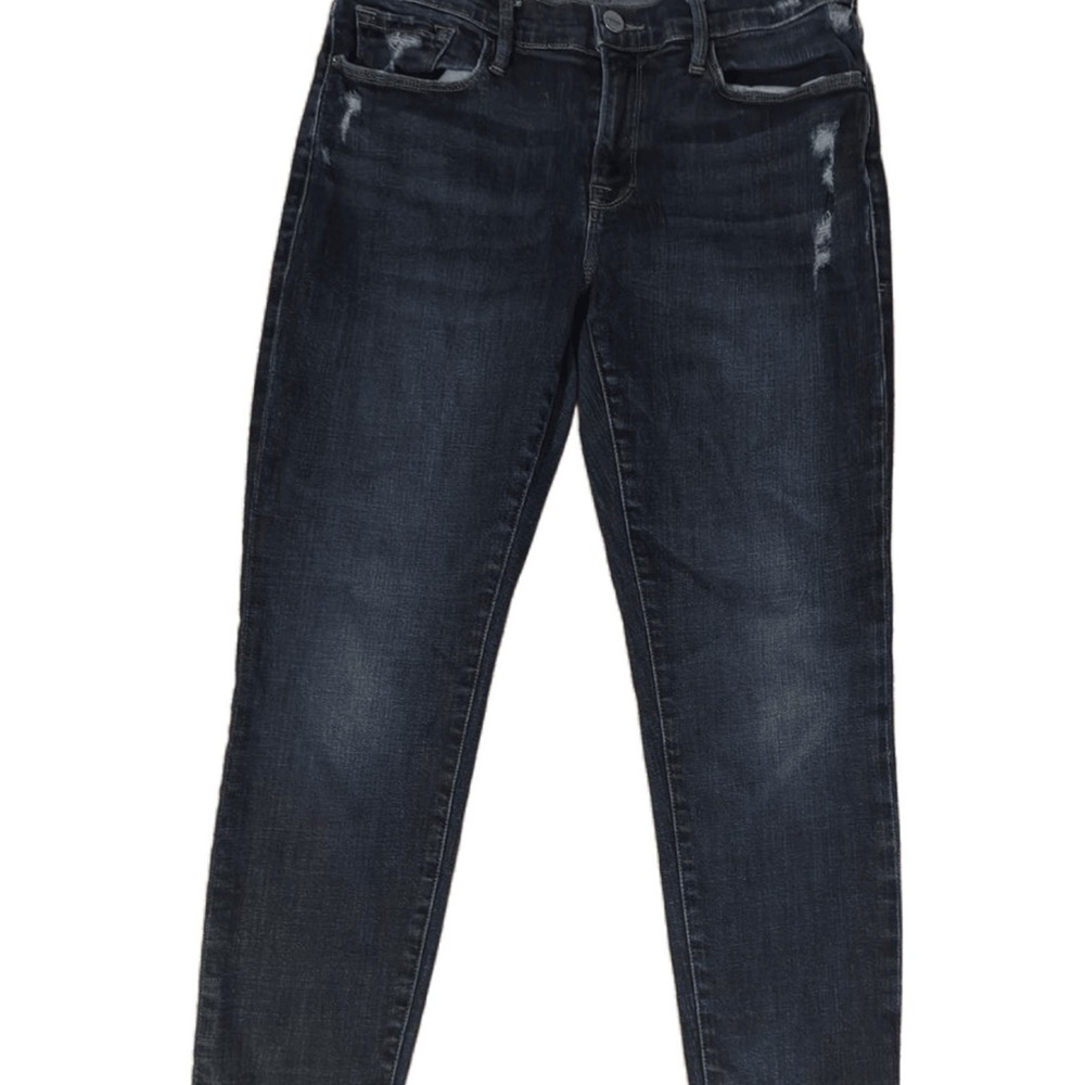 Frame Denim Women's Dark Indigo Straight Leg Garçons Jeans